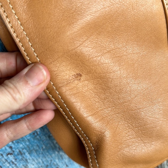 Fossil Everyday Half Flap Cognac Crossbody Handbag - Picture 7 of 13